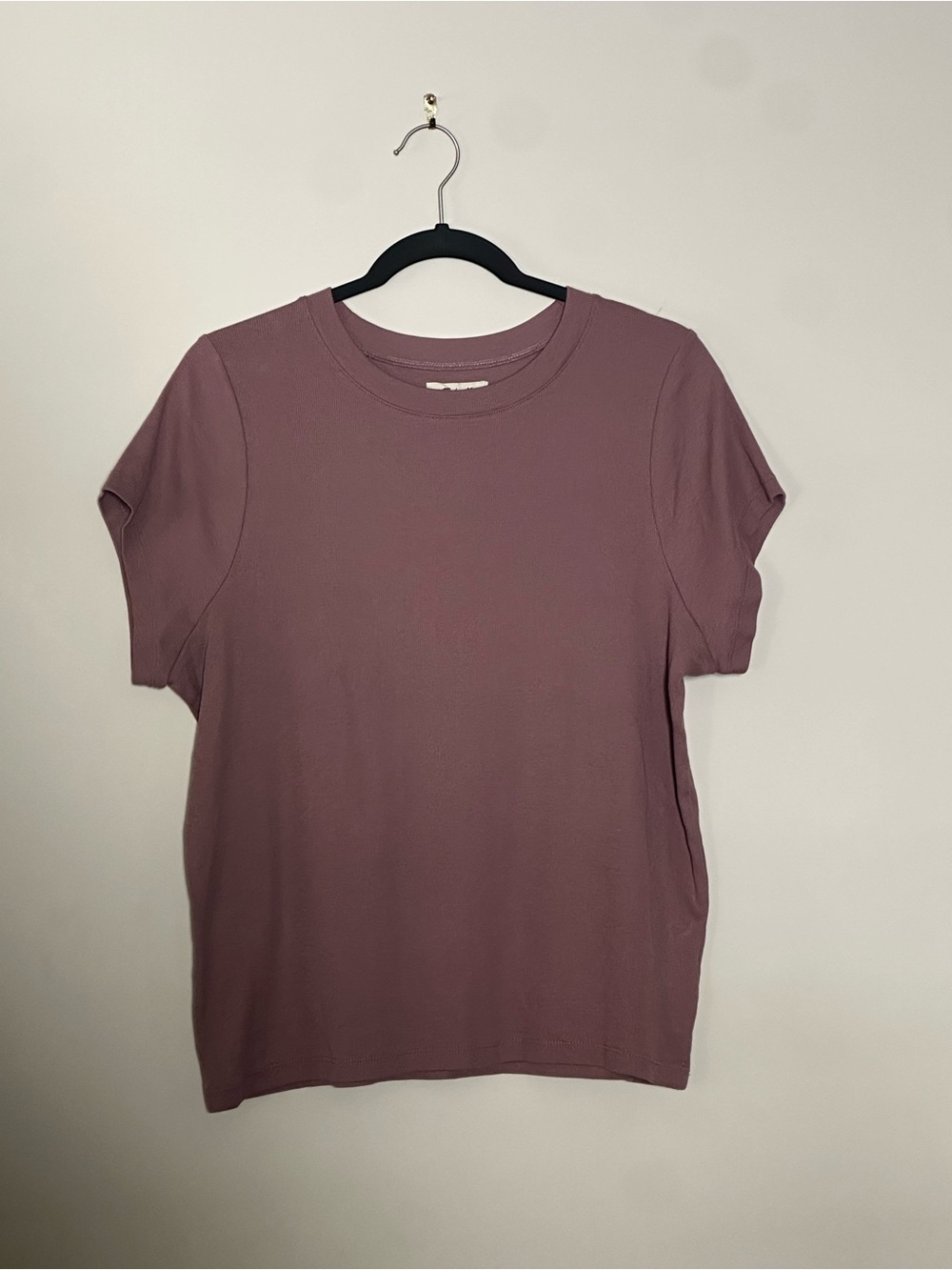 Madewell Crewneck Tee in Dusty Mauve